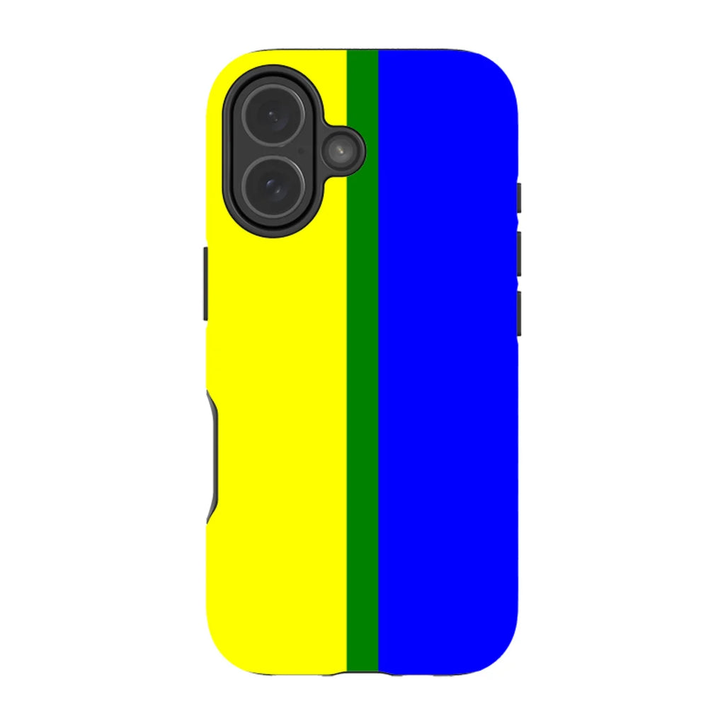 Rainbow Series Yellow Blue — iPhone 17 Magsafe Tough Case — Finnaij