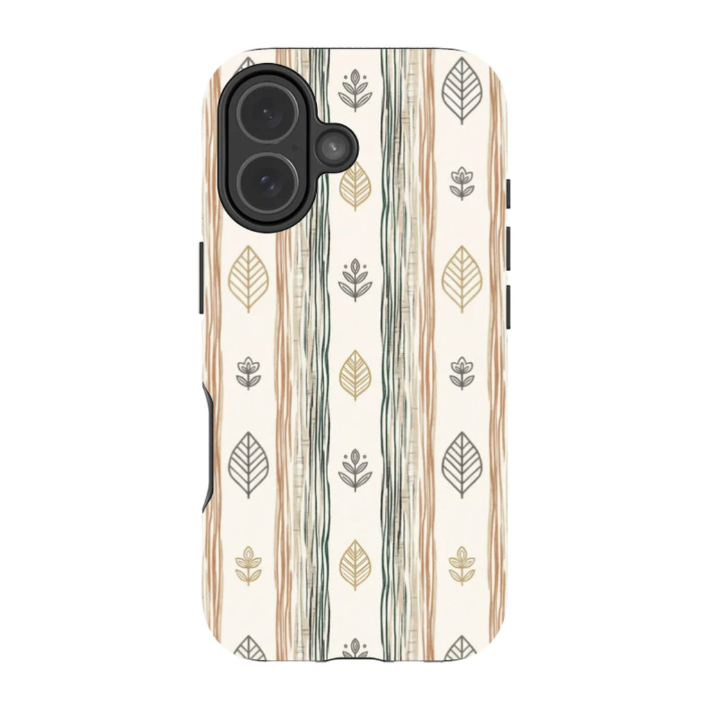 Birch Linen Harmony by Elsi Vaarala — iPhone 17 Magsafe Tough Case — Finnaij
