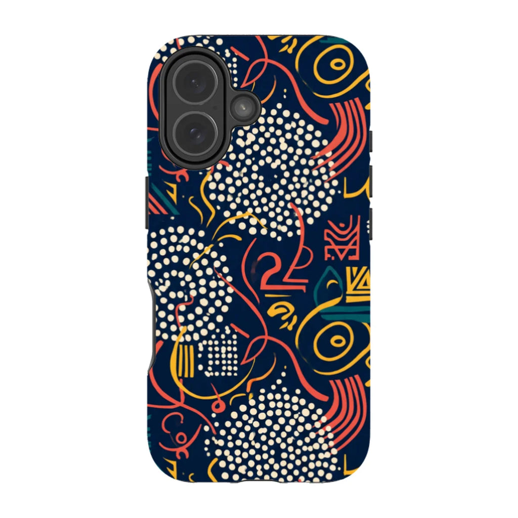 Adire Nightfall by Ada Okoye — Magsafe Tough Case for iPhone — Finnaij