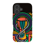 Talking Drum Halo by Ada Okoye — iPhone 17 MagSafe Tough Case — Finnaij