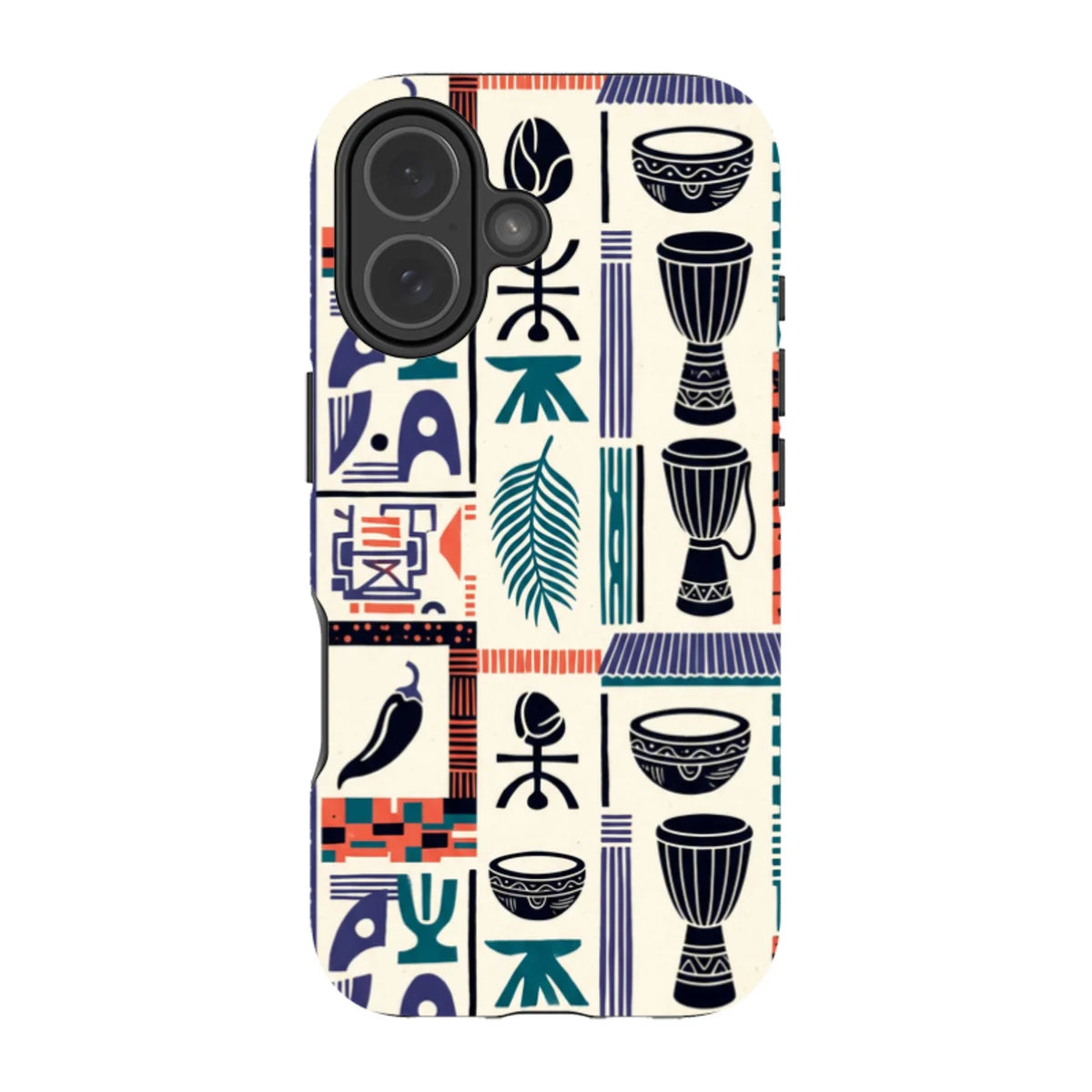 Market Day Icons by Ada Okoye — iPhone 17 MagSafe Tough Case — Finnaij
