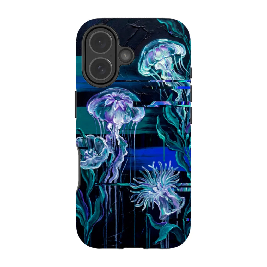 Deep-Sea Underwater Botanical Fantasy by Frida Lövström — iPhone 17 Magsafe Tough Case — Finnaij