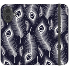 Feathers in Bloom Vegan Leather — iPhone 17 Wallet Case — Finnaij