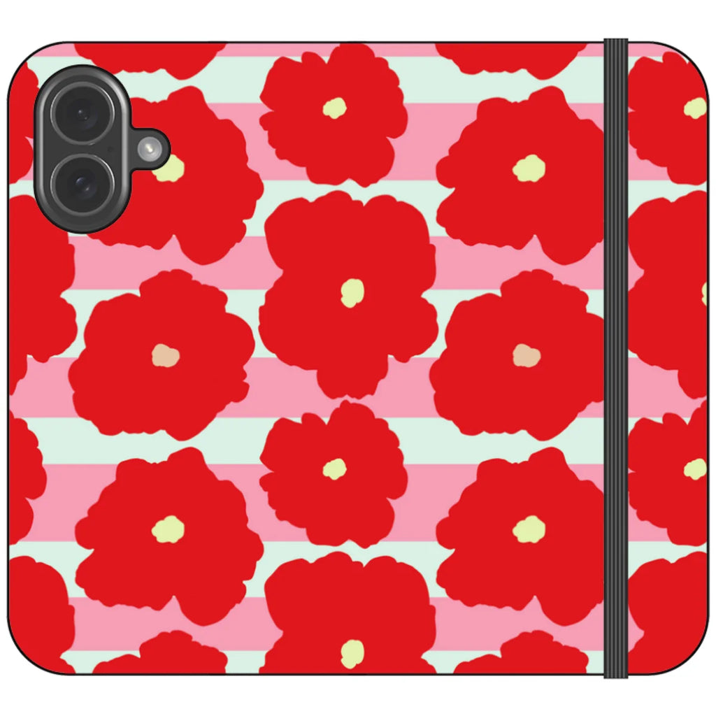 Bold Floral — iPhone 17 Wallet Case — Finnaij
