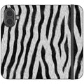 Zebra Groove — iPhone 17 Wallet Case — Finnaij