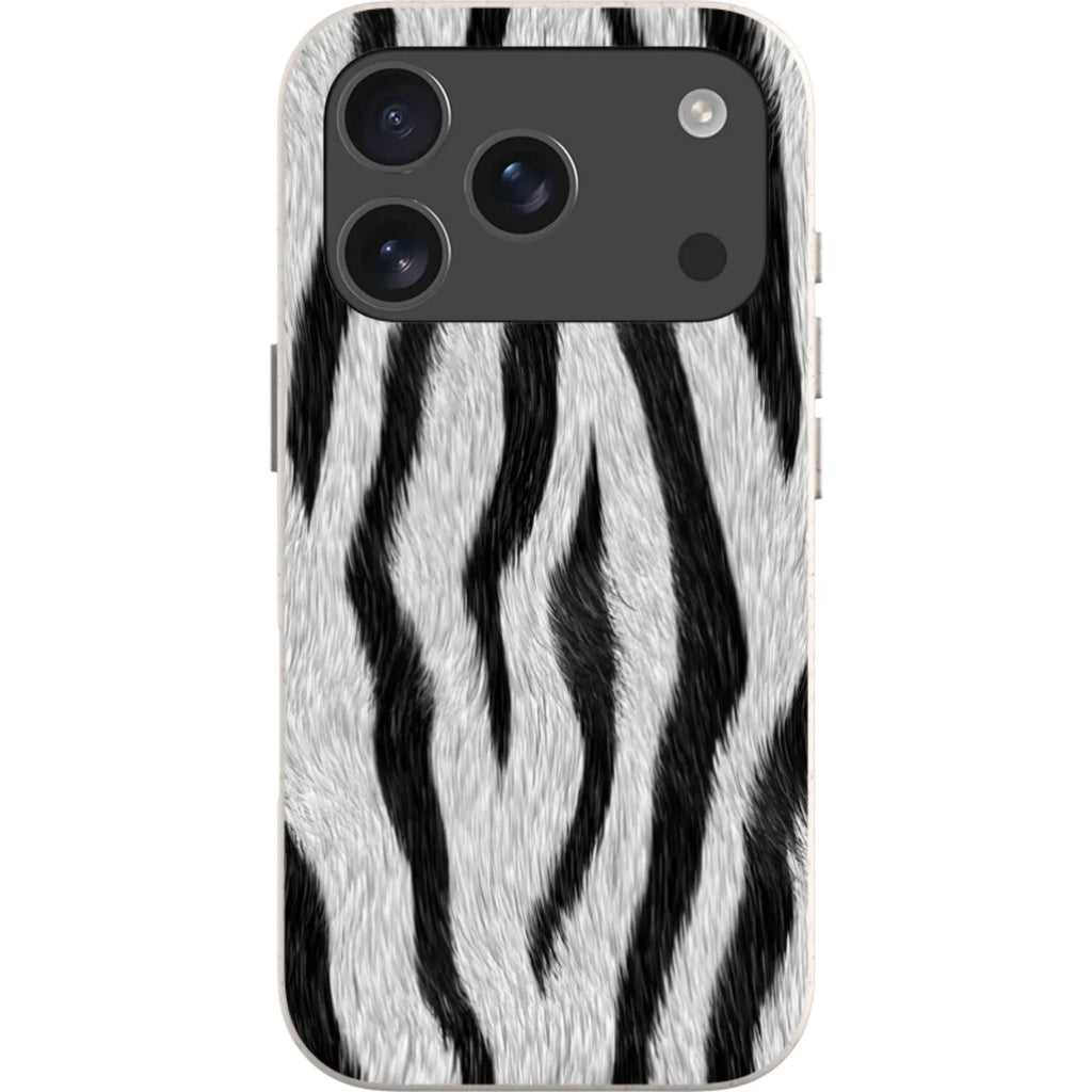 Zebra Groove — iPhone 17 Pro iPhone Bio-degradable Case — Finnaij