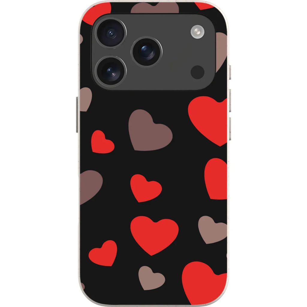 Red Hearts — iPhone 17 Pro iPhone Bio-degradable Case — Finnaij