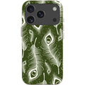 Feathers in Bloom Army Green — iPhone 17 Pro iPhone Bio-degradable Case — Finnaij