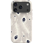 Feathers in Bloom Natural — iPhone 17 Pro iPhone Bio-degradable Case — Finnaij