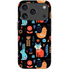 Nordic Ornament Black — iPhone 17 Pro iPhone Bio-degradable Case — Finnaij