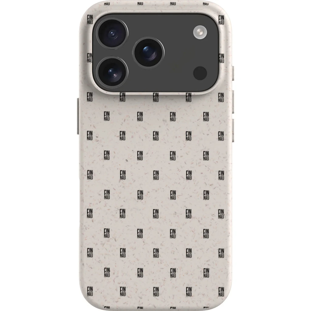 Monogram Natural — iPhone 17 Pro iPhone Bio-degradable Case — Finnaij