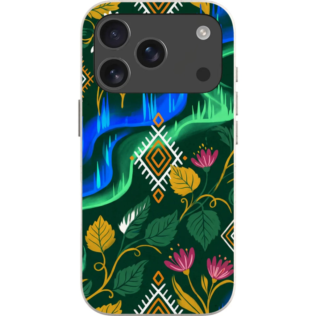 Aurora Birch Bloom by Aino Kallio — iPhone 17 Pro iPhone Bio-degradable Case — Finnaij