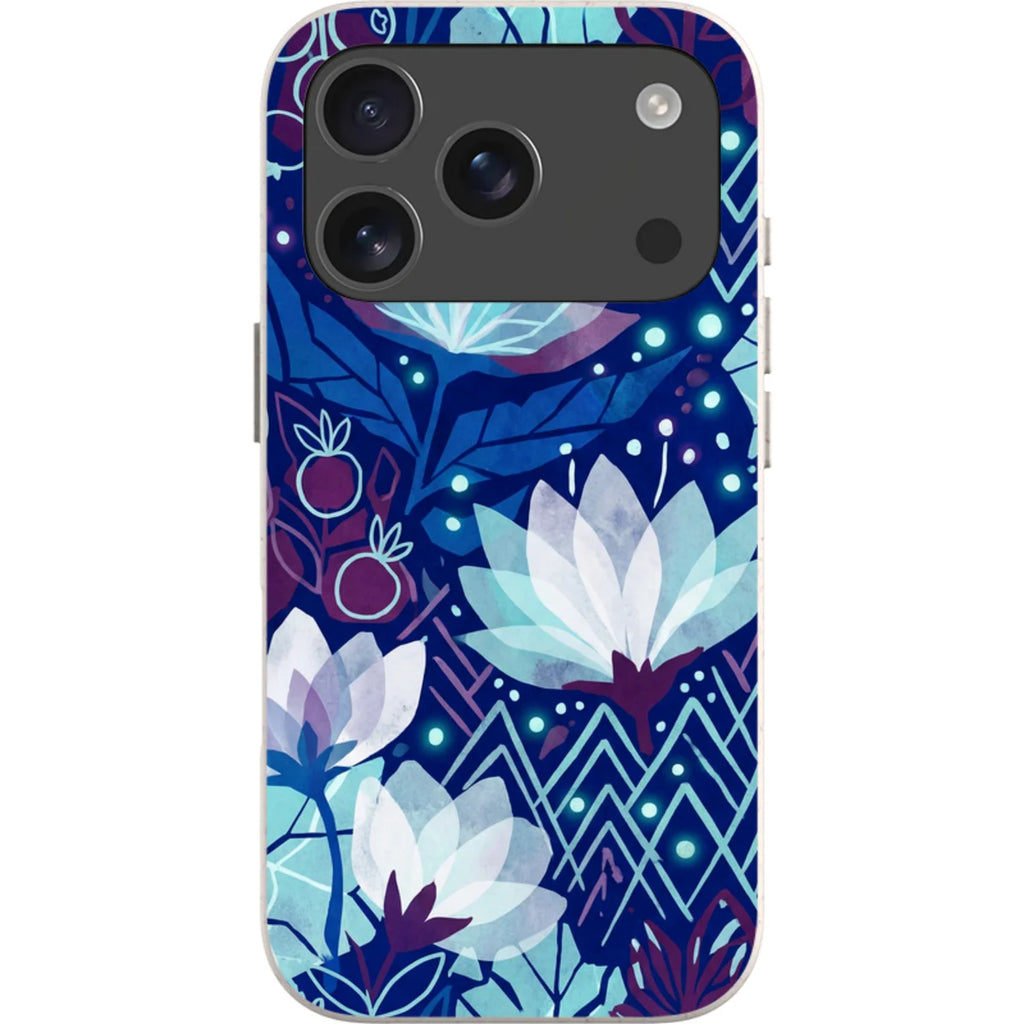 Frozen Lake Petals by Aino Kallio — iPhone 17 Pro iPhone Bio-degradable Case — Finnaij