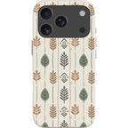 Birch and Linen Pattern by Elsi Vaarala — iPhone 17 Pro iPhone Bio-degradable Case — Finnaij