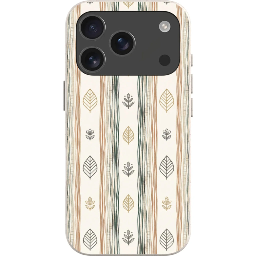 Birch Linen Harmony by Elsi Vaarala — iPhone 17 Pro iPhone Bio-degradable Case — Finnaij