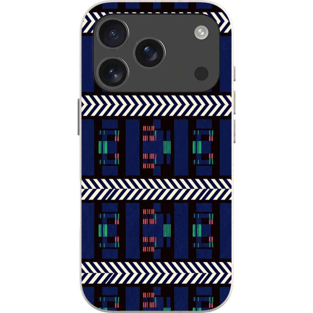 Midnight Aso-Oke by Ada Okoye — iPhone 17 Pro iPhone Bio-degradable Case — Finnaij