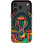 Talking Drum Halo by Ada Okoye — iPhone 17 Pro iPhone Bio-degradable Case — Finnaij
