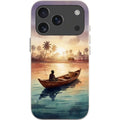 Lagoon Morning by Tobi Akinyemi — iPhone 17 Pro iPhone Bio-degradable Case — Finnaij