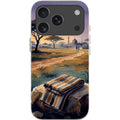 Aso-Oke Accent in the Landscape by Tobi Akinyemi — iPhone 17 Pro iPhone Bio-degradable Case — Finnaij