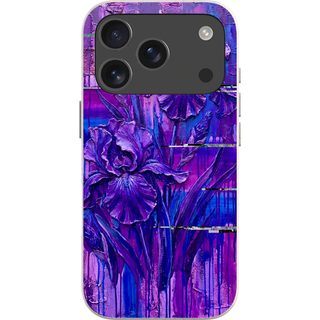 Iris Flowers by Frida Lövström — iPhone 17 Pro iPhone Bio-degradable Case — Finnaij