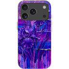 Iris Flowers by Frida Lövström — iPhone 17 Pro iPhone Bio-degradable Case — Finnaij