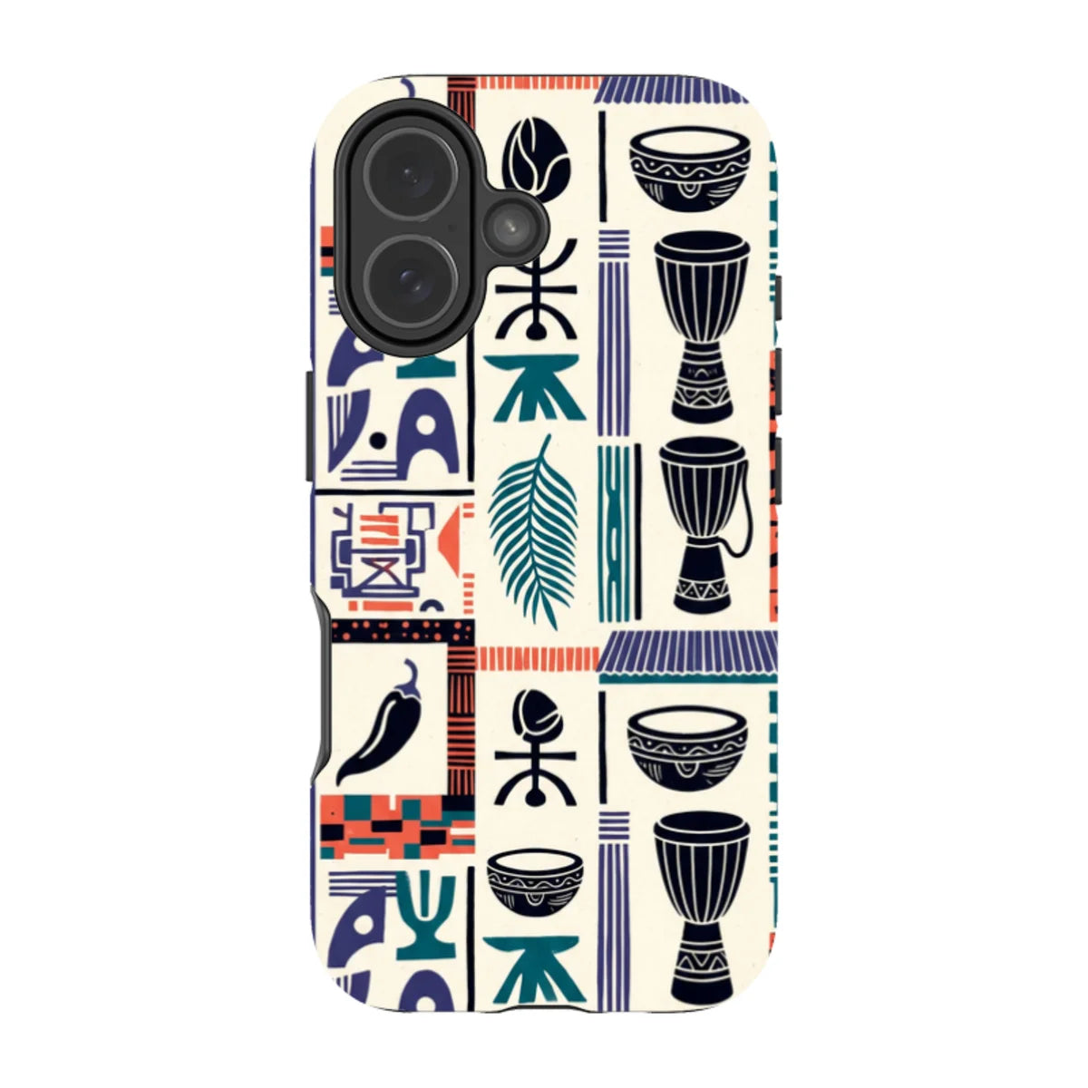 Market Day Icons by Ada Okoye — iPhone 17 Tough Case — Finnaij