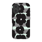 Bold Floral Black — iPhone 17 Tough Case — Finnaij