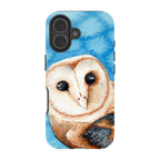 Owly MacOwlface by Hicksy — iPhone 17 Tough Case — Finnaij