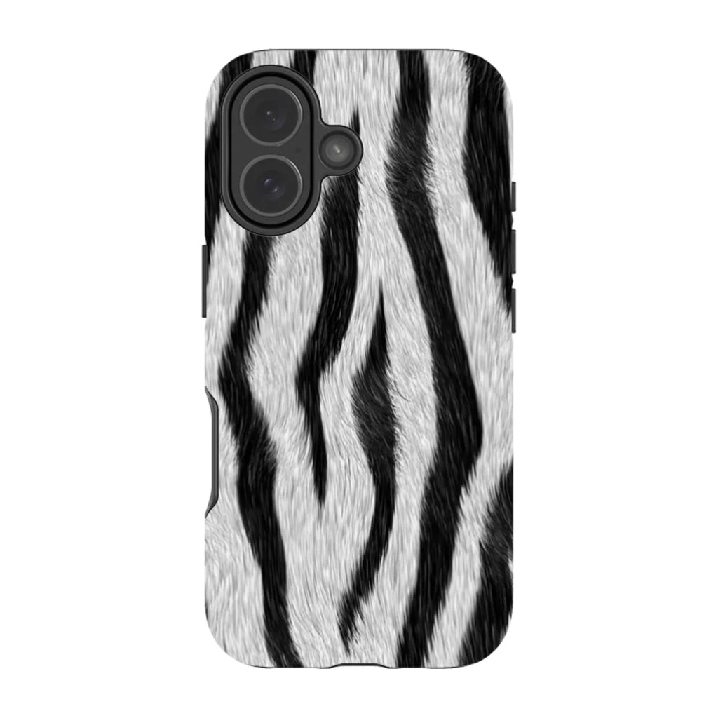 Zebra Groove — iPhone 17 Tough Case — Finnaij