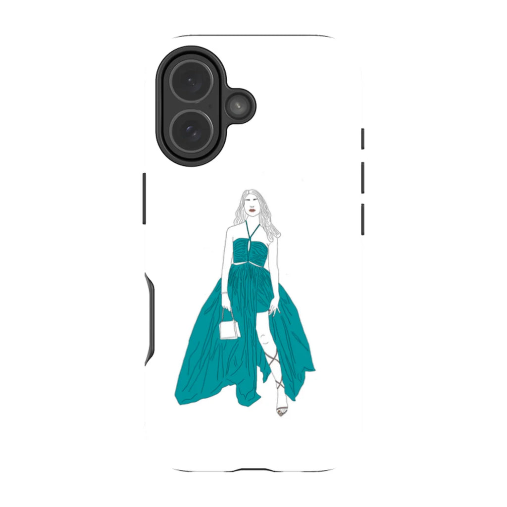 Blue Dress by Keagan Haight — iPhone 17 Tough Case — Finnaij