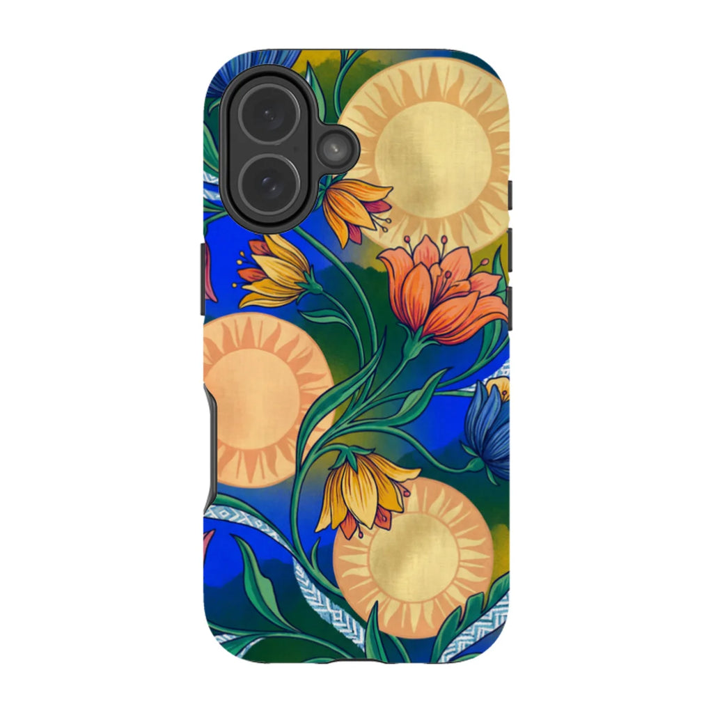 Midnight Sun Garden by Aino Kallio — iPhone 17 Tough Case — Finnaij