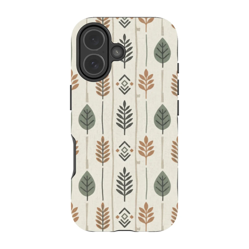 Birch and Linen Pattern by Elsi Vaarala — iPhone 17 Tough Case — Finnaij