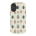 Birch and Linen Pattern by Elsi Vaarala — iPhone 17 Tough Case — Finnaij