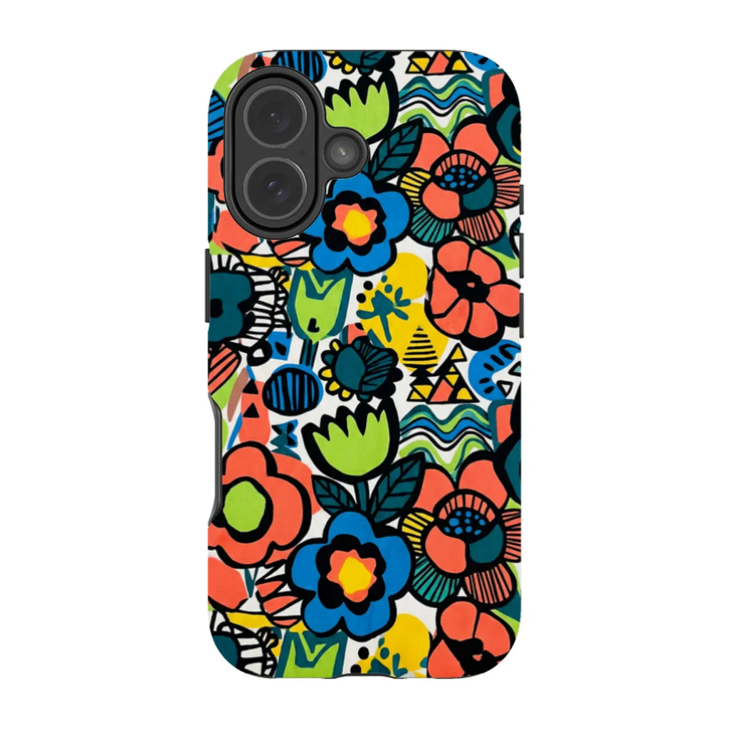 Floral Street Nordic by Salla Niemi — iPhone 17 Tough Case — Finnaij