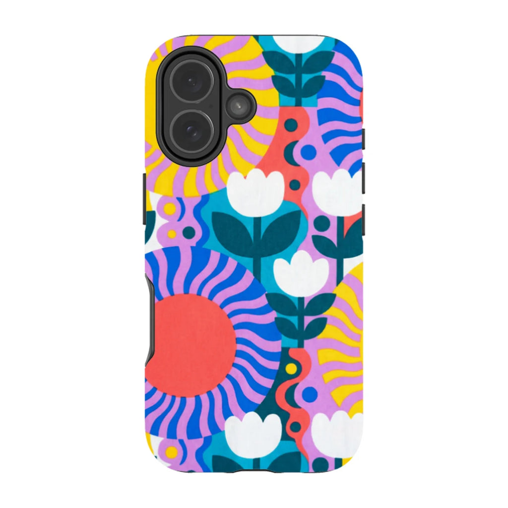 Midnight Sun Mod Bloom by Salla Niemi — iPhone 17 Tough Case — Finnaij