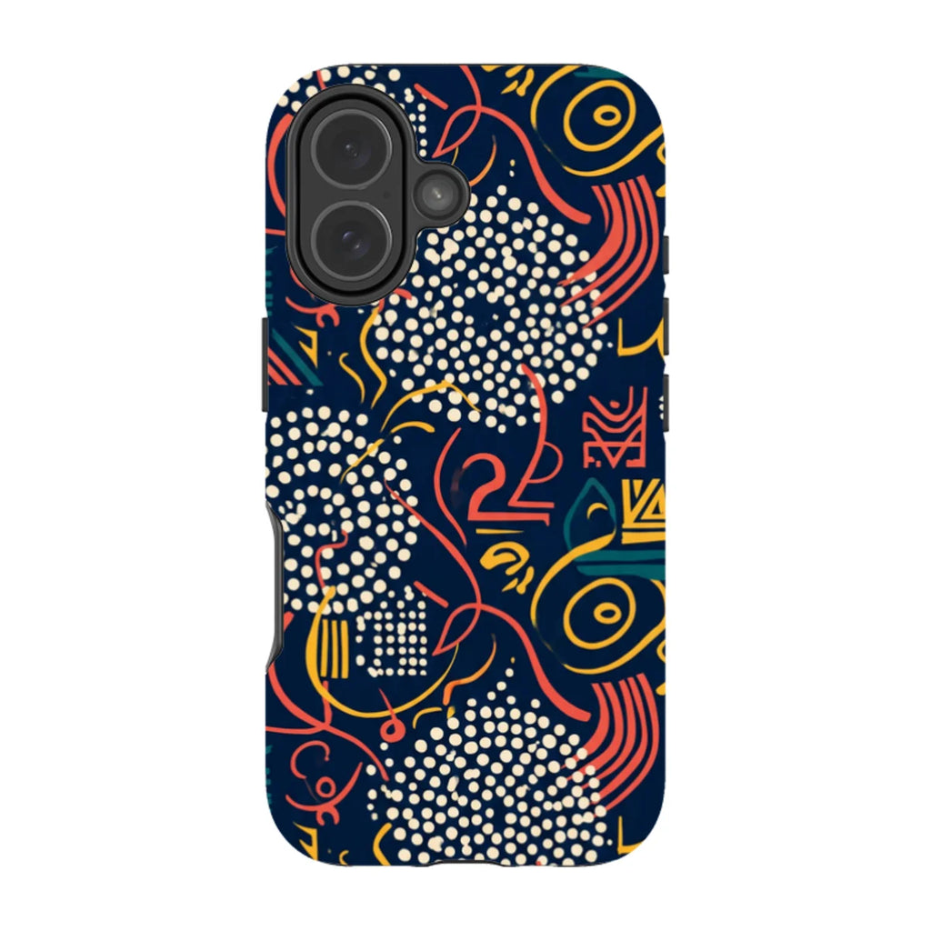 Adire Nightfall by Ada Okoye — Tough Case for iPhone — Finnaij