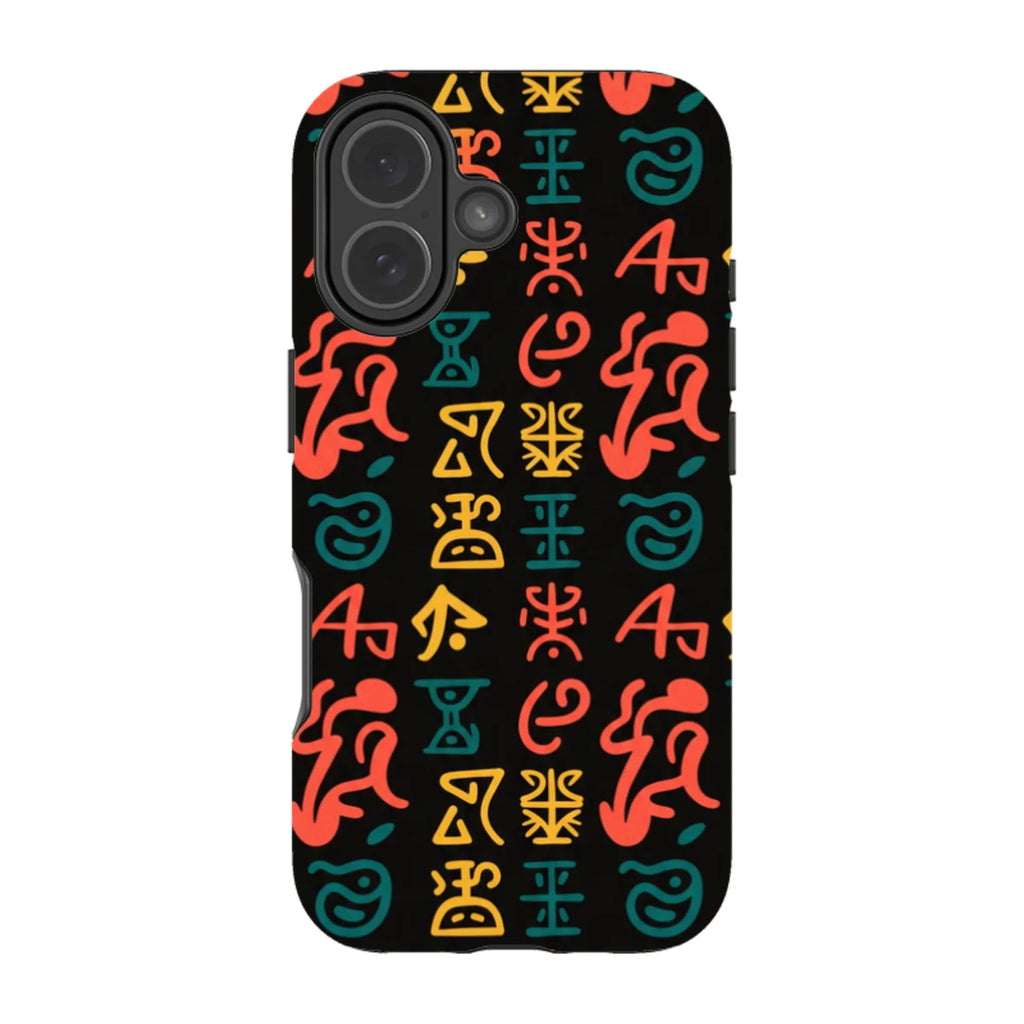 Nsibidi Pulse by Ada Okoye — Tough Case for iPhone — Finnaij