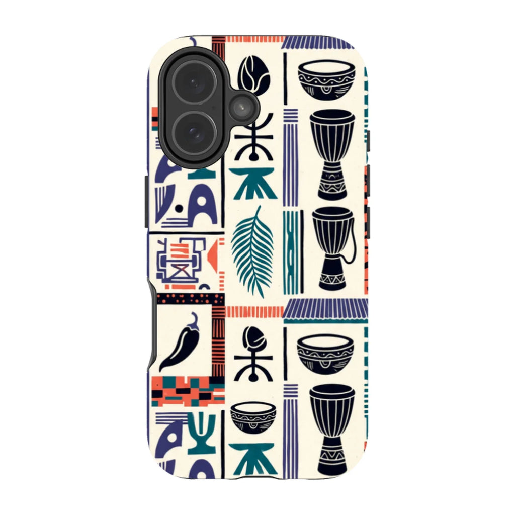 Market Day Icons by Ada Okoye — iPhone 17 Tough Case — Finnaij