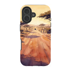 Laterite Road Golden Hour by Tobi Akinyemi — iPhone 17 Tough Case — Finnaij