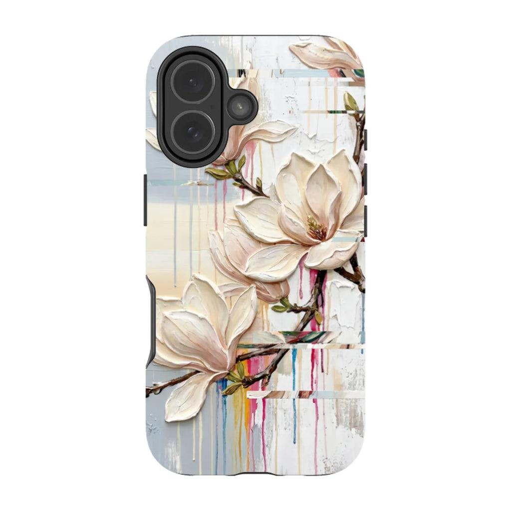Magnolia Branches by Frida Lövström — iPhone 17 Tough Case — Finnaij