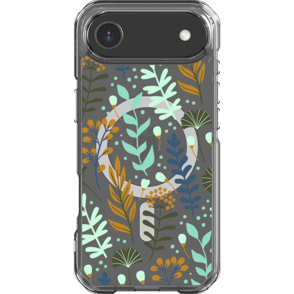Wild Floral — iPhone Air Magsafe Clear Impact Case — Finnaij