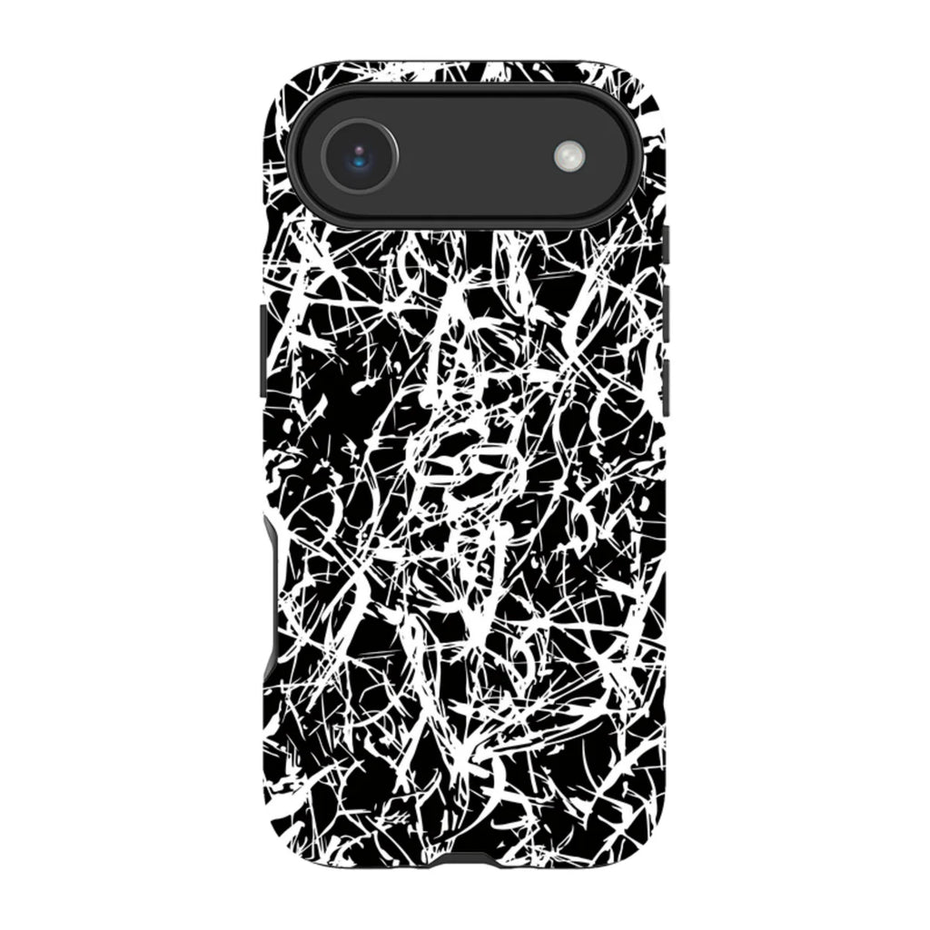 Black-White Grunge — iPhone Air Magsafe Tough Case — Finnaij