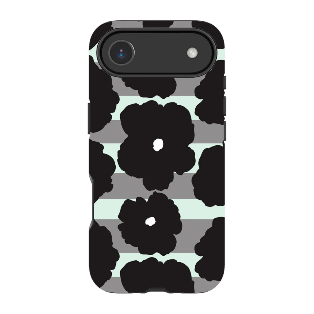 Bold Floral Black — iPhone Air Magsafe Tough Case — Finnaij