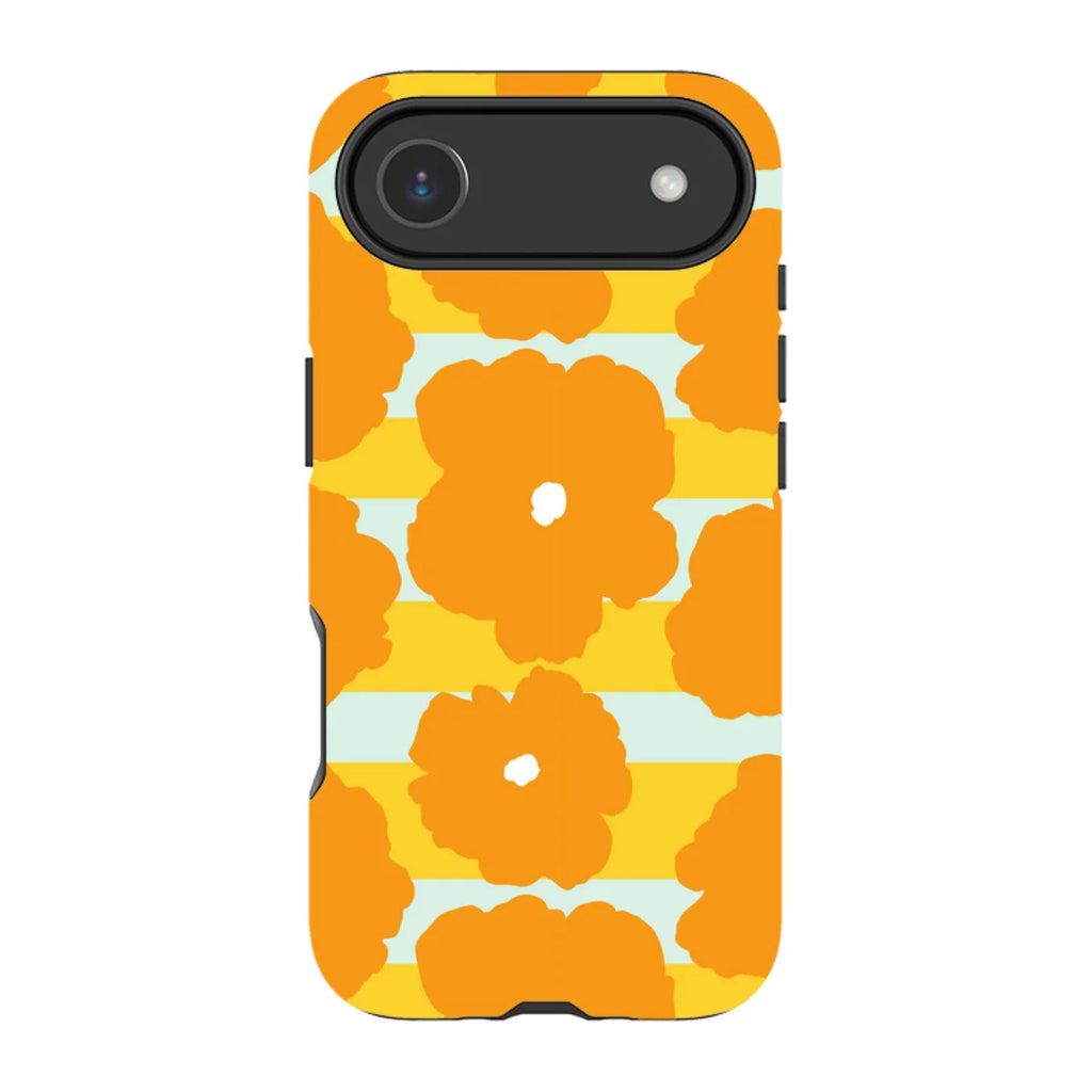 Bold Floral Orange — iPhone Air Magsafe Tough Case — Finnaij