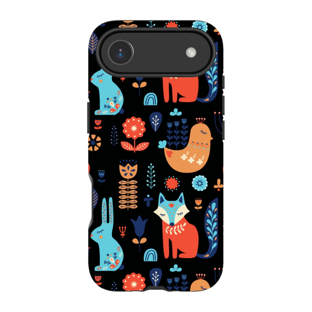 Nordic Ornament Black — iPhone Air Magsafe Tough Case — Finnaij