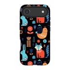 Nordic Ornament Black — iPhone Air Magsafe Tough Case — Finnaij