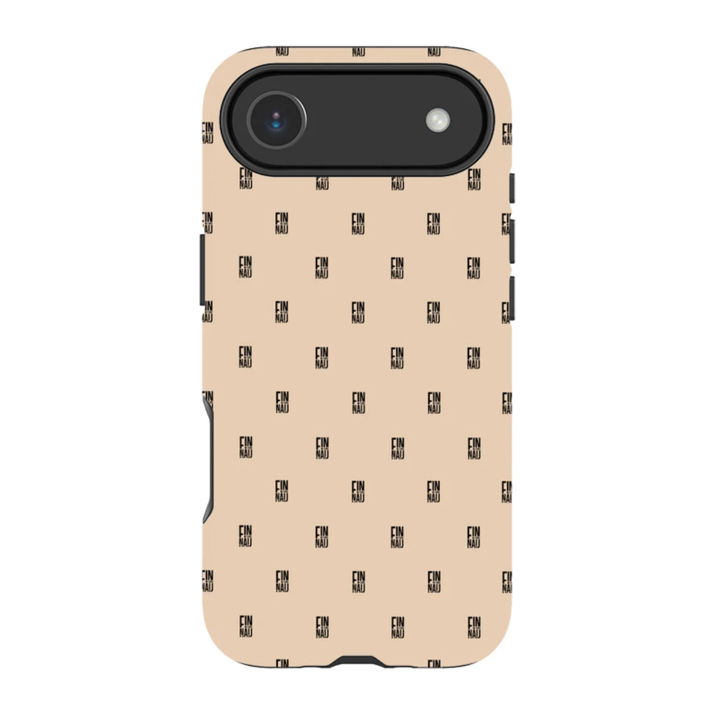 Monogram Beige Harvest — iPhone Air Magsafe Tough Case — Finnaij