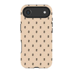 Monogram Beige Harvest — iPhone Air Magsafe Tough Case — Finnaij