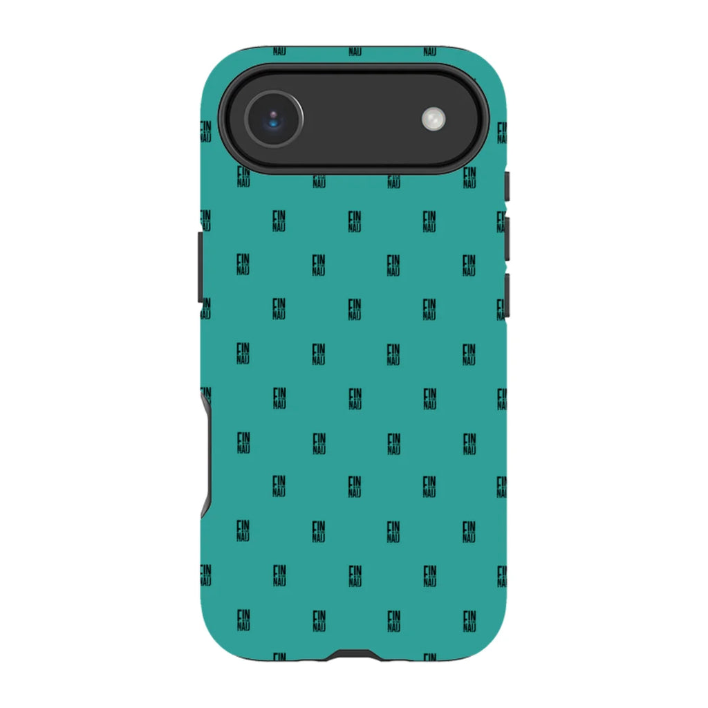 Monogram Teal — iPhone Air Magsafe Tough Case — Finnaij