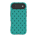 Monogram Teal — iPhone Air Magsafe Tough Case — Finnaij